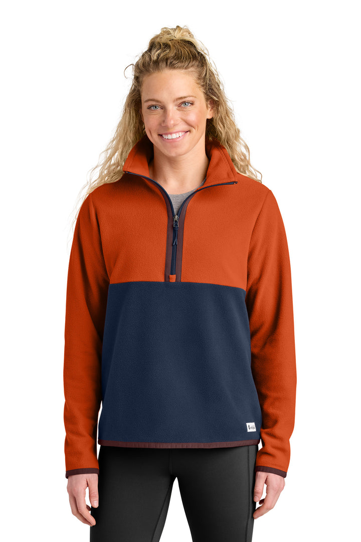 Front View of Canyon/Mr Cotopaxi Women's Amado 1/2-Zip Fleece COTOW1692
