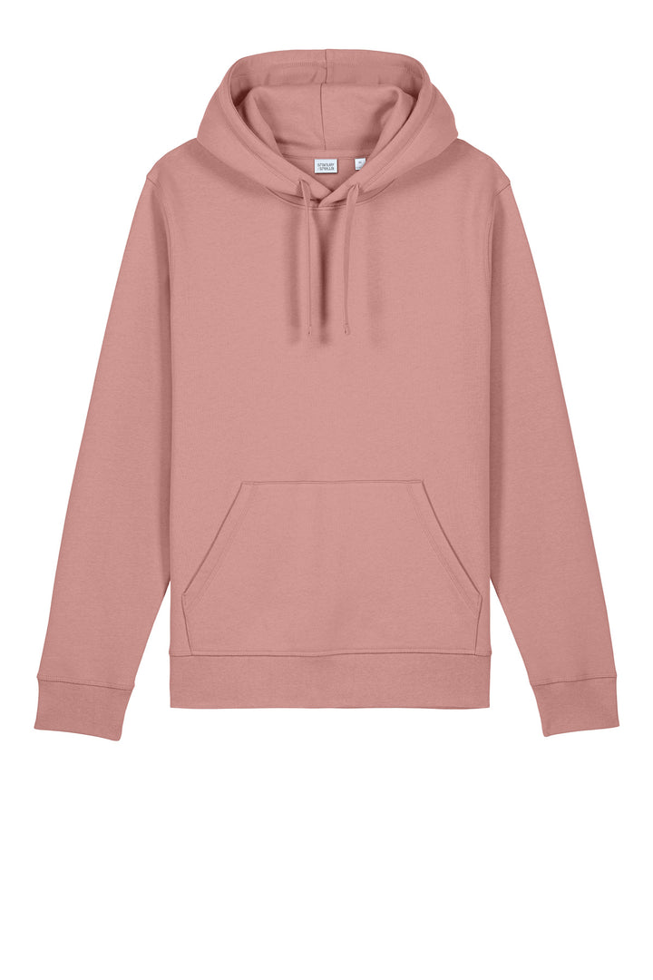 Front View of CanyonPink Stanley/Stella Unisex Drummer 2.0 Hooded Sweatshirt SXU009