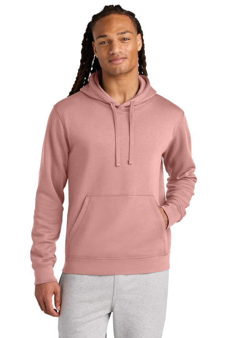 Front View of CanyonPink Stanley/Stella Unisex Drummer 2.0 Hooded Sweatshirt SXU009