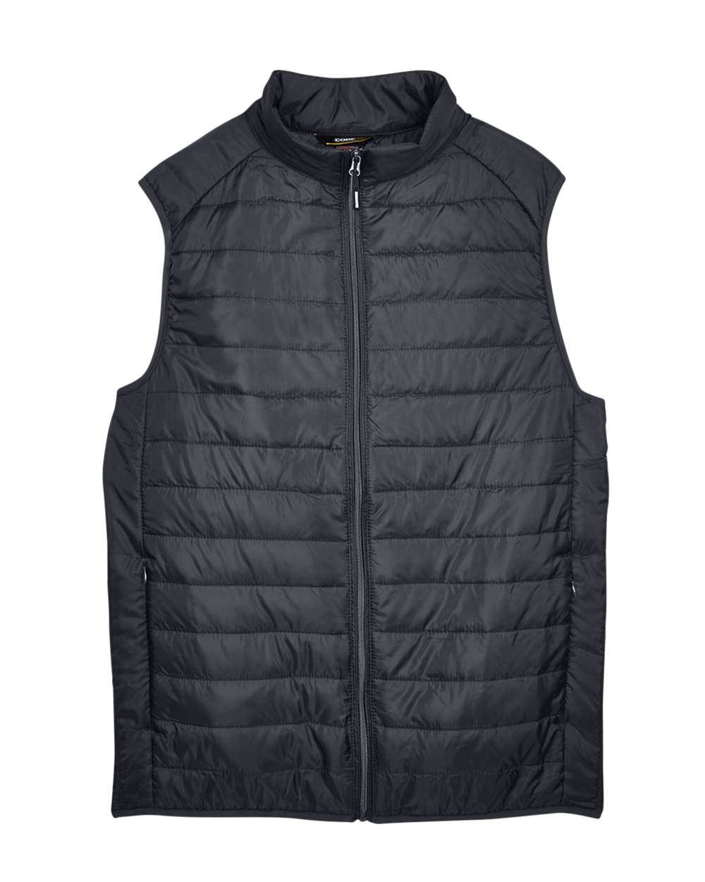 Front View of Carbon Men's Prevail Packable Puffer Vest - CE702