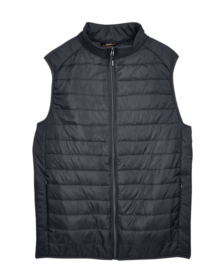 Front View of Carbon Men's Prevail Packable Puffer Vest - CE702