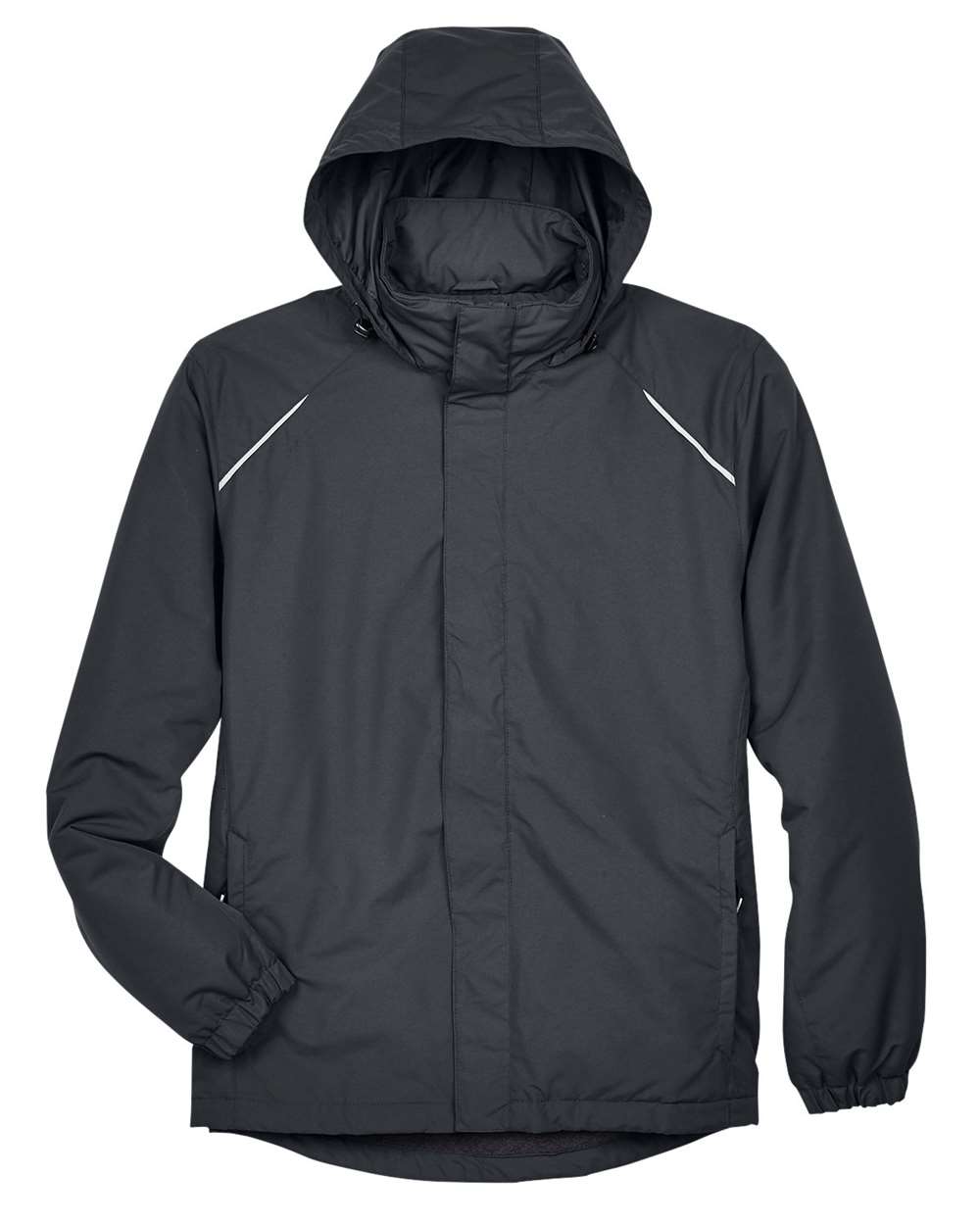 Front View of Carbon Men's Profile Fleece-Lined All-Season Jacket - 88224