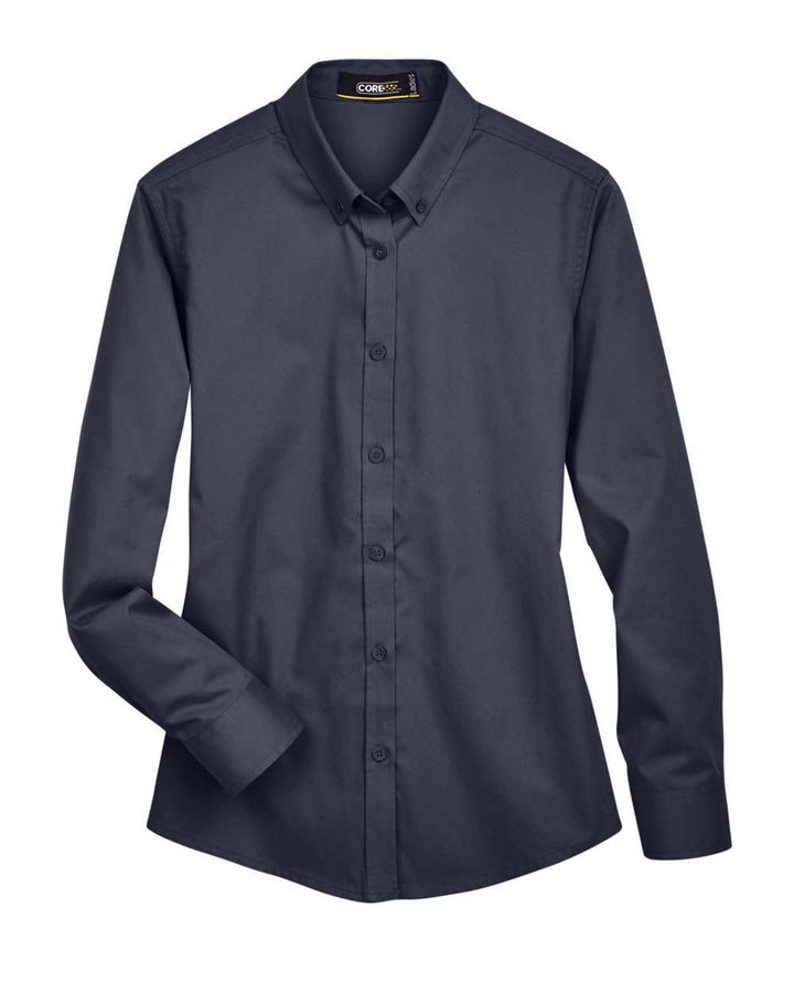Front View of Carbon Women's Operate Twill Shirt - 78193