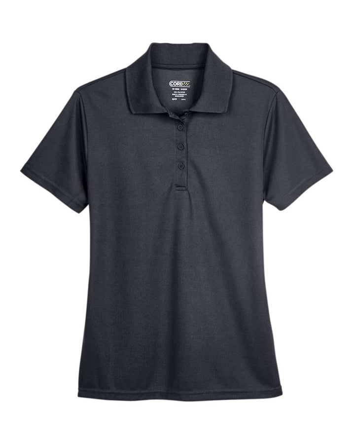Front View of Carbon Women's Origin Performance Piqué Polo - 78181