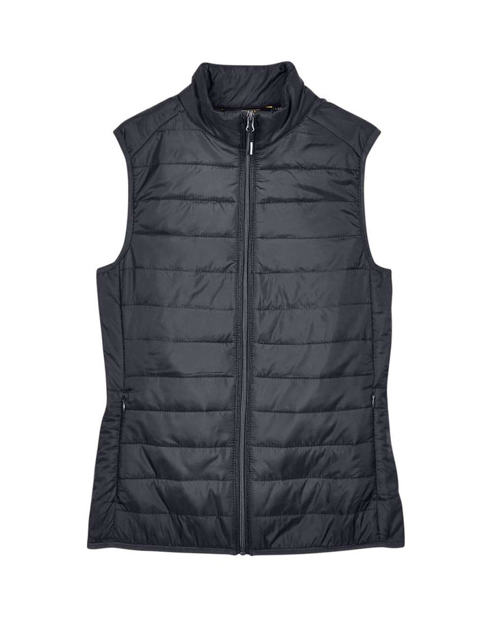 Front View of Carbon Women's Prevail Packable Puffer Vest - CE702W