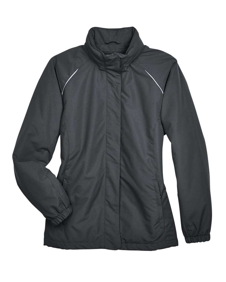Front View of Carbon Women's Profile Fleece-Lined All-Season Jacket - 78224