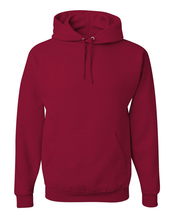 Front View of Cardinal NuBlend® Hooded Sweatshirt - 996MR