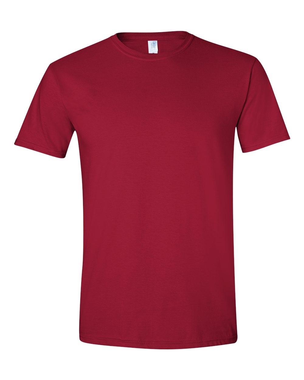 Front View of Cardinal Red Softstyle® T-Shirt - 64000