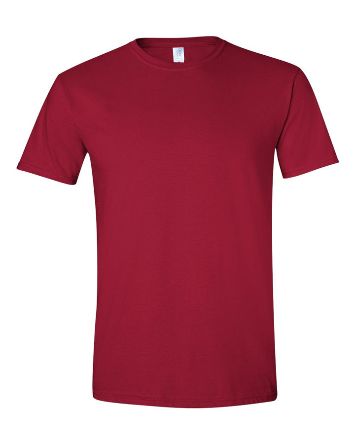 Front View of Cardinal Red Softstyle® T-Shirt - 64000