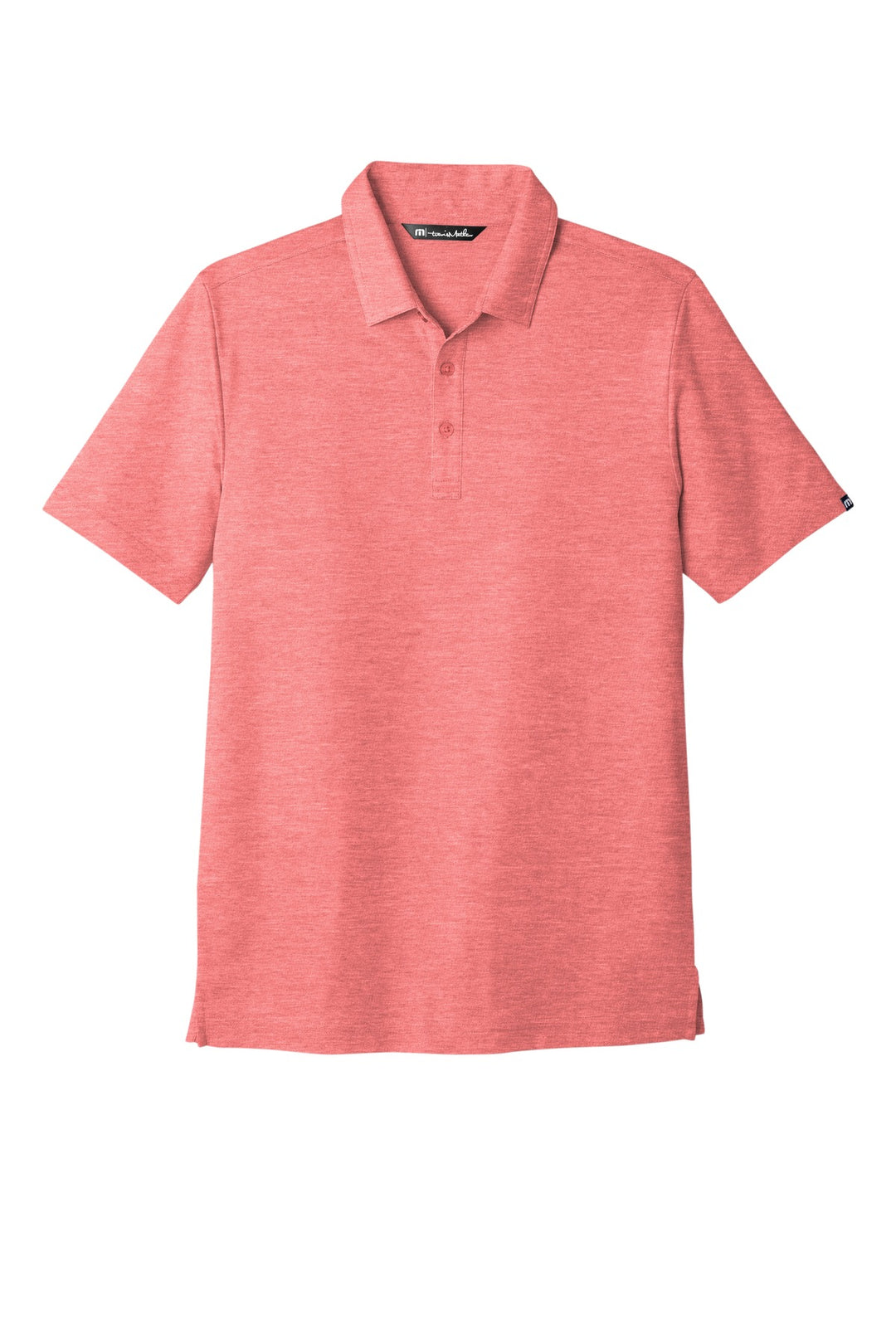Front View of CardinalHt TravisMathew Oceanside Heather Polo. TM1MU412