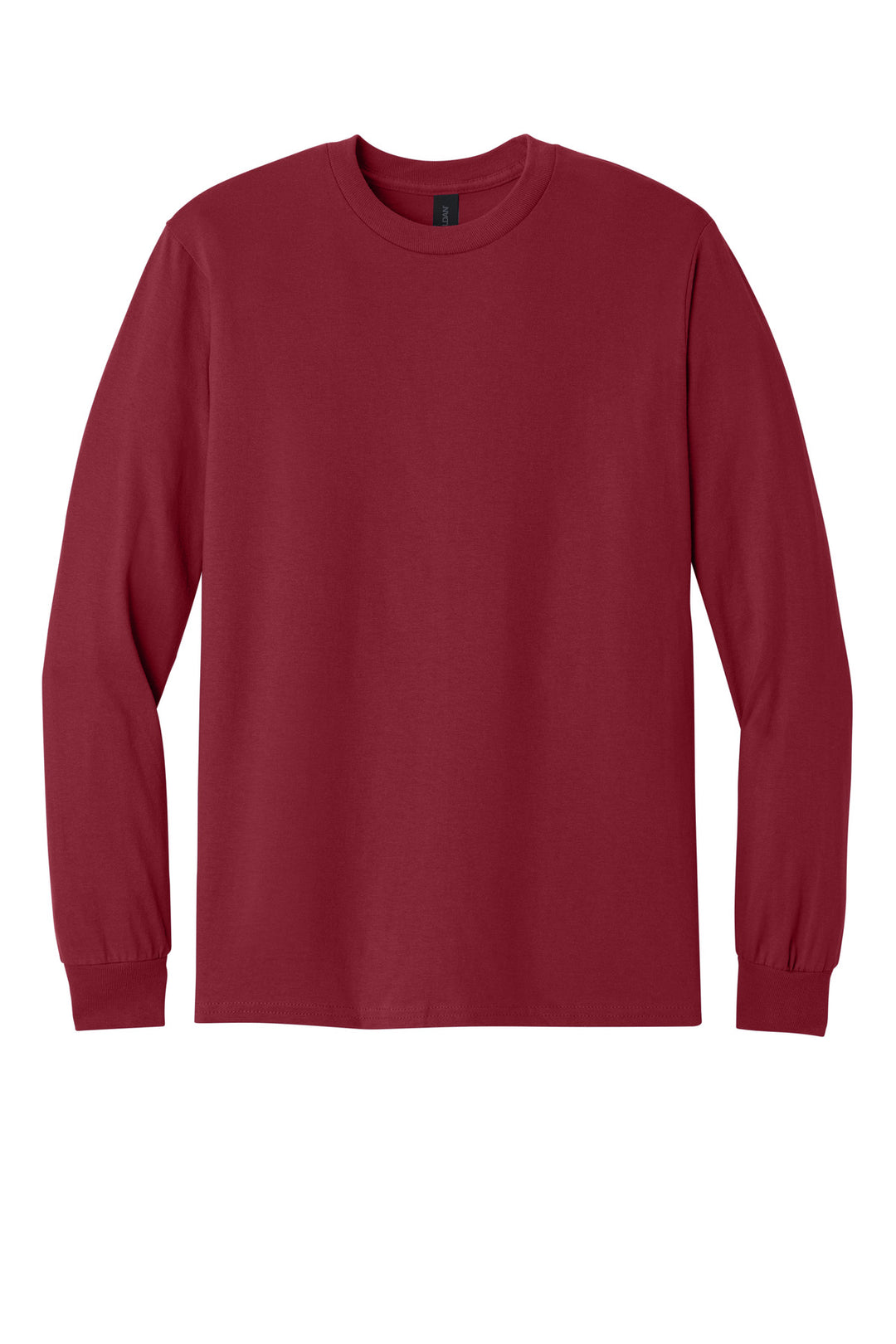 Front View of CardinalRd Gildan - Heavy Cotton 100% Cotton Long Sleeve T-Shirt. 5400