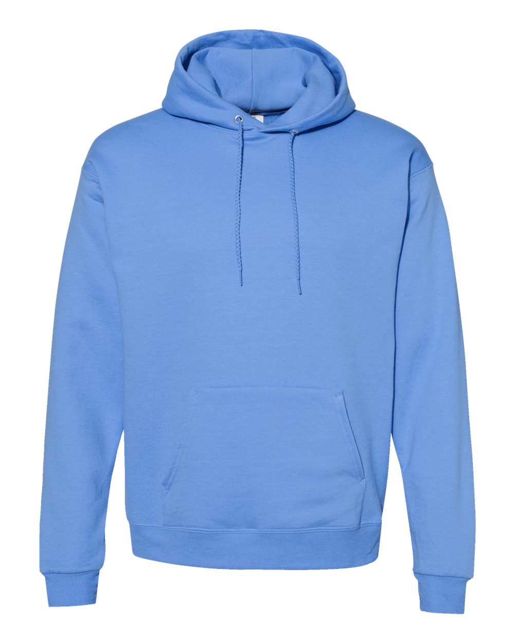 Front View of Carolina Blue Ecosmart® Hooded Sweatshirt - P170