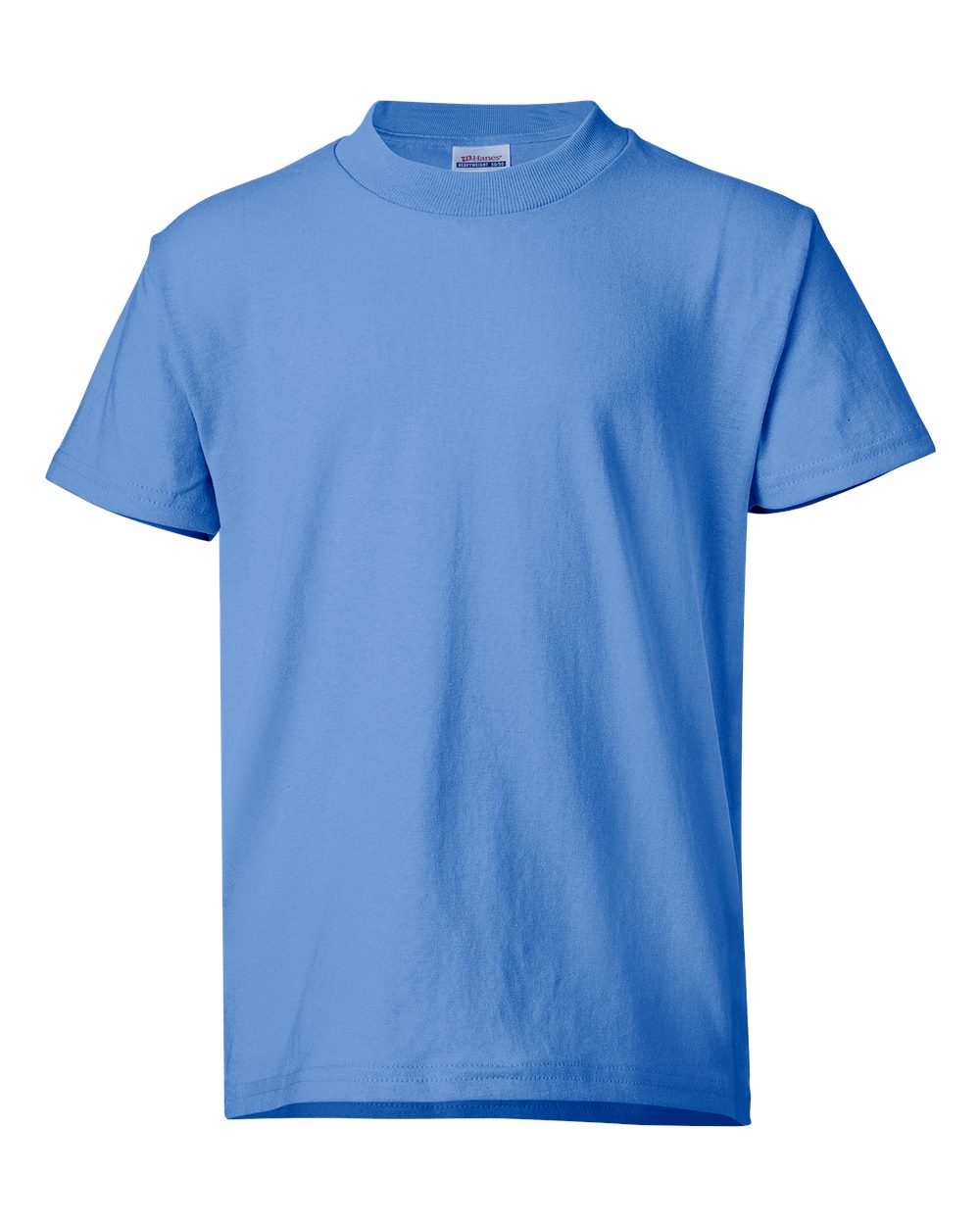 Front View of Carolina Blue Ecosmart™ Youth T-Shirt - 5370