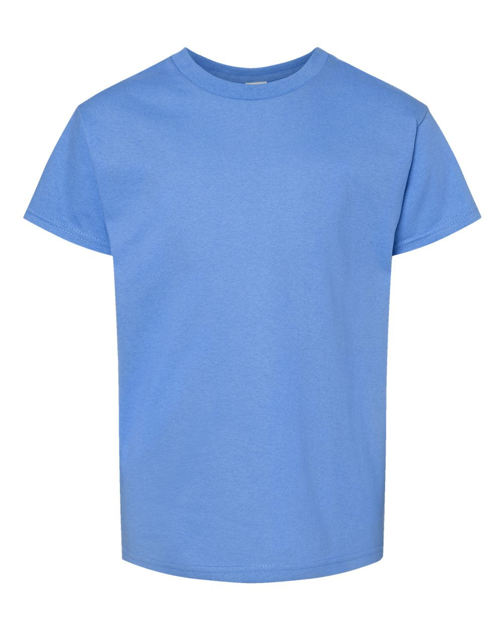 Front View of Carolina Blue Essential-T Youth T-Shirt - 5480