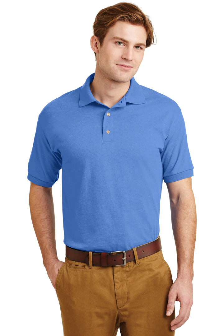 Front View of Carolina Blue Gildan - DryBlend 6-Ounce Jersey Knit Sport Shirt. 8800