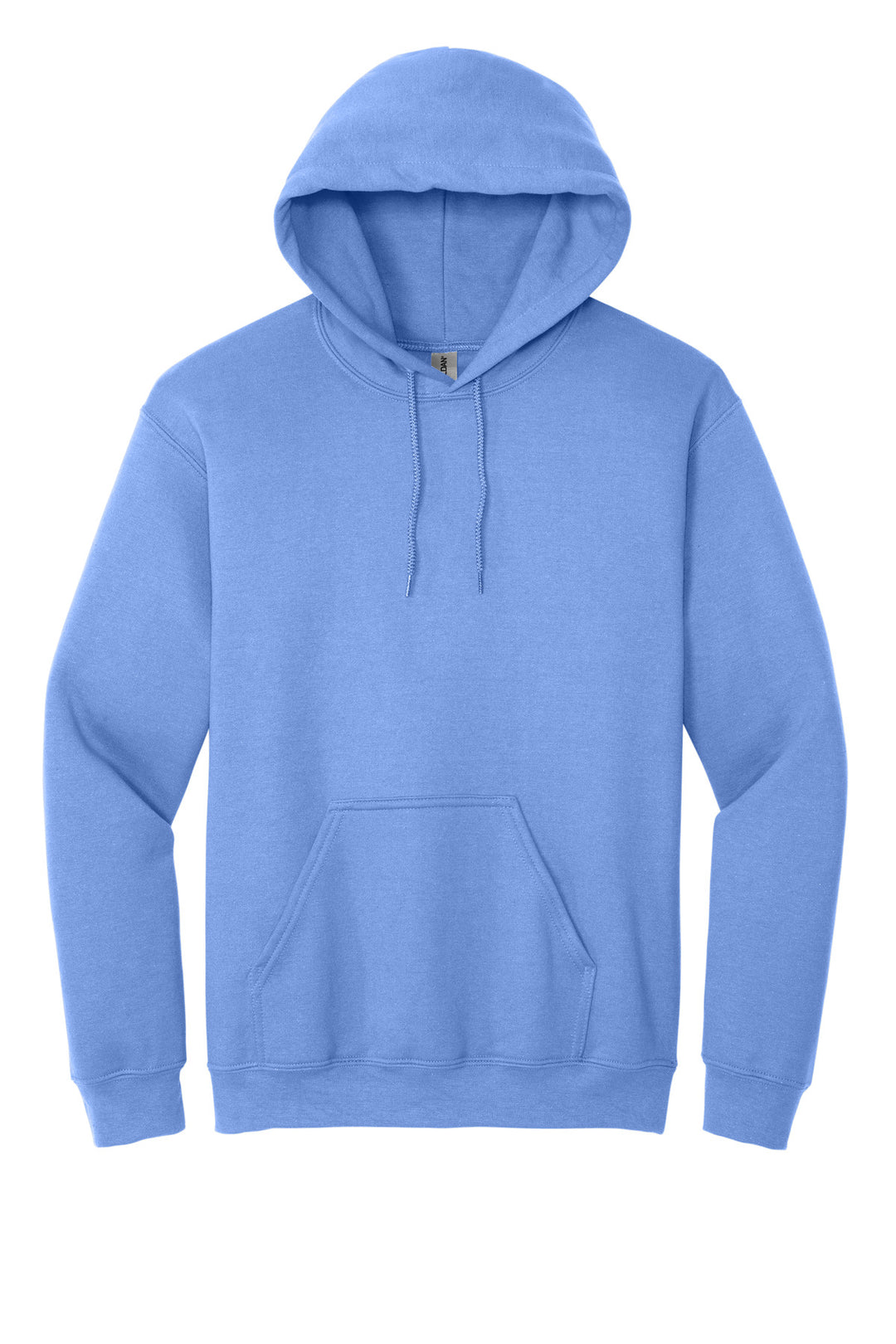 Front View of Carolina Blue Gildan - Heavy Blend Hooded Sweatshirt. 18500