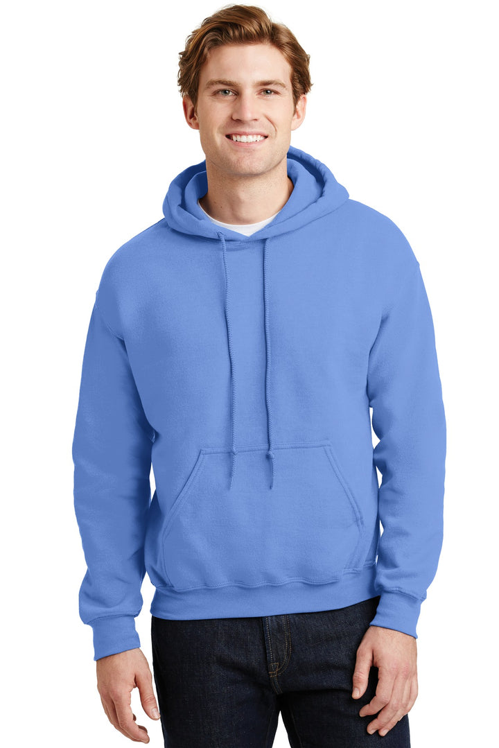 Front View of Carolina Blue Gildan - Heavy Blend Hooded Sweatshirt. 18500