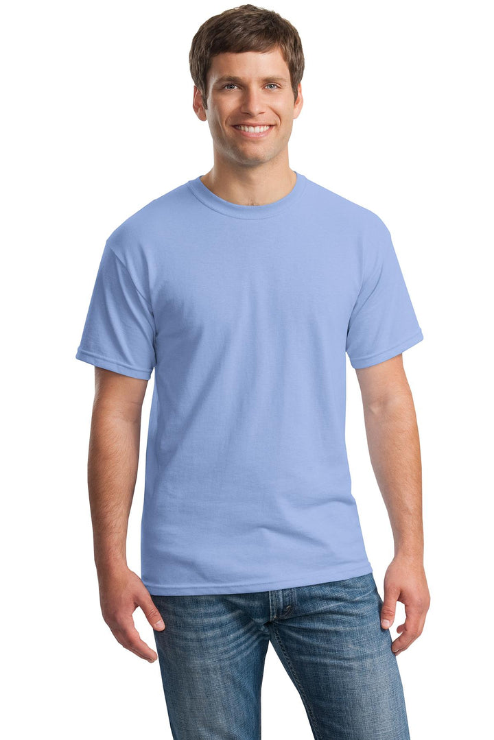 Front View of CAROLINA BLUE Gildan - Heavy Cotton 100% Cotton T-Shirt. 5000