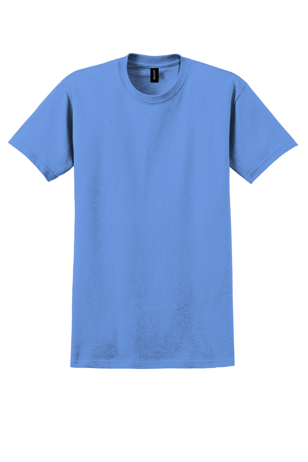 Front View of Carolina Blue Gildan - Ultra Cotton 100% US Cotton T-Shirt. 2000