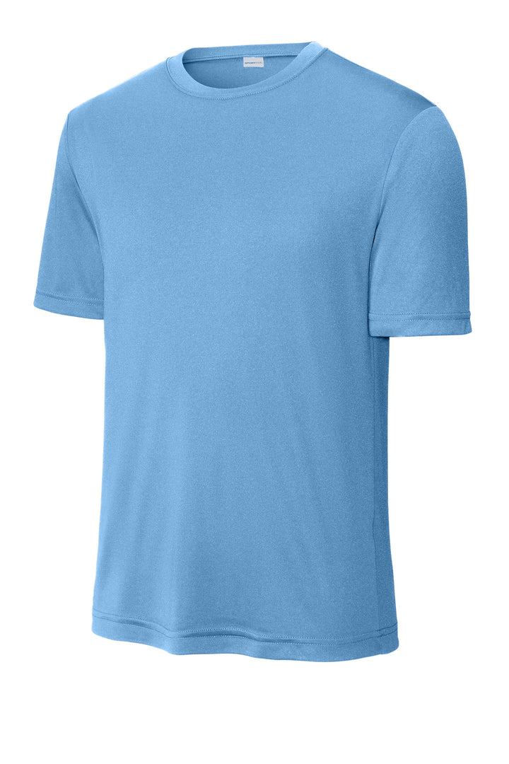 Front View of Carolina Blue Sport-Tek PosiCharge Competitor Tee. ST350
