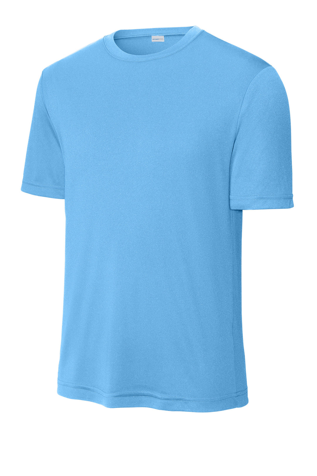 Front View of Carolina Blue Sport-Tek PosiCharge Competitor Tee. ST350