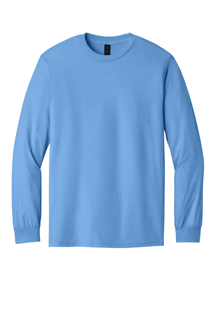 Front View of CarolinaBl Gildan - Heavy Cotton 100% Cotton Long Sleeve T-Shirt. 5400