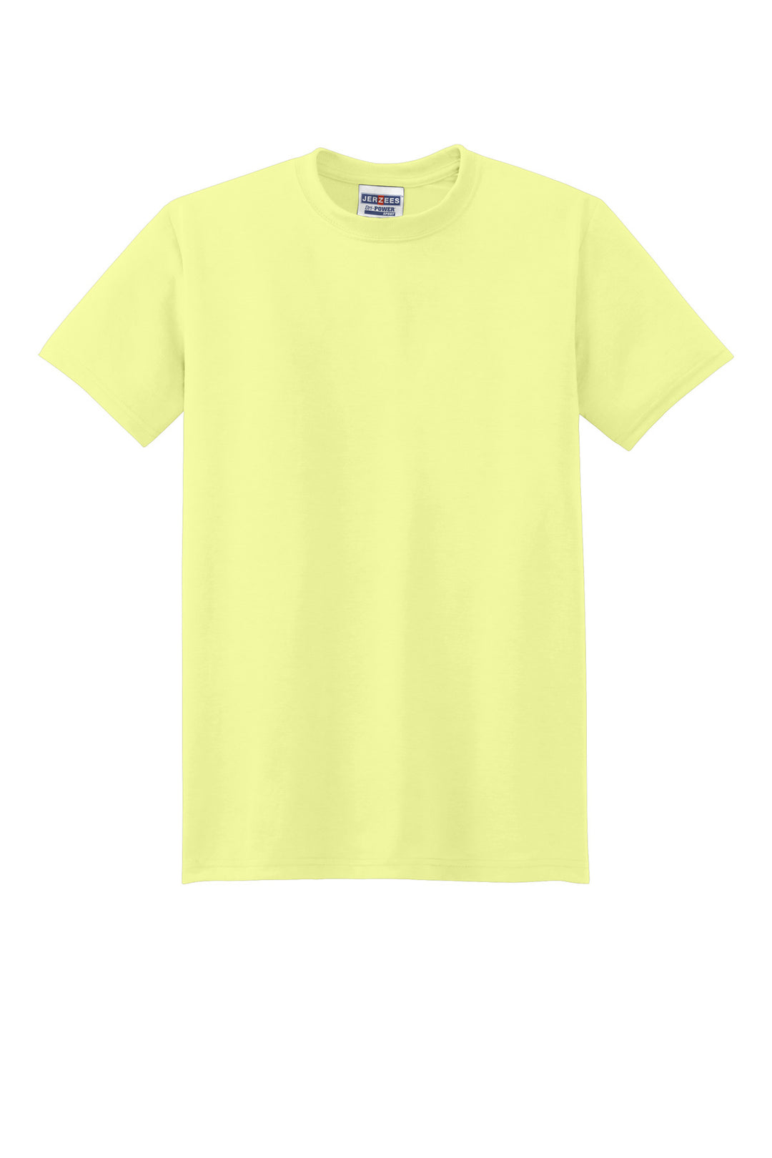 Front View of CelryJuice Jerzees Dri-Power 100% Polyester T-Shirt. 21M