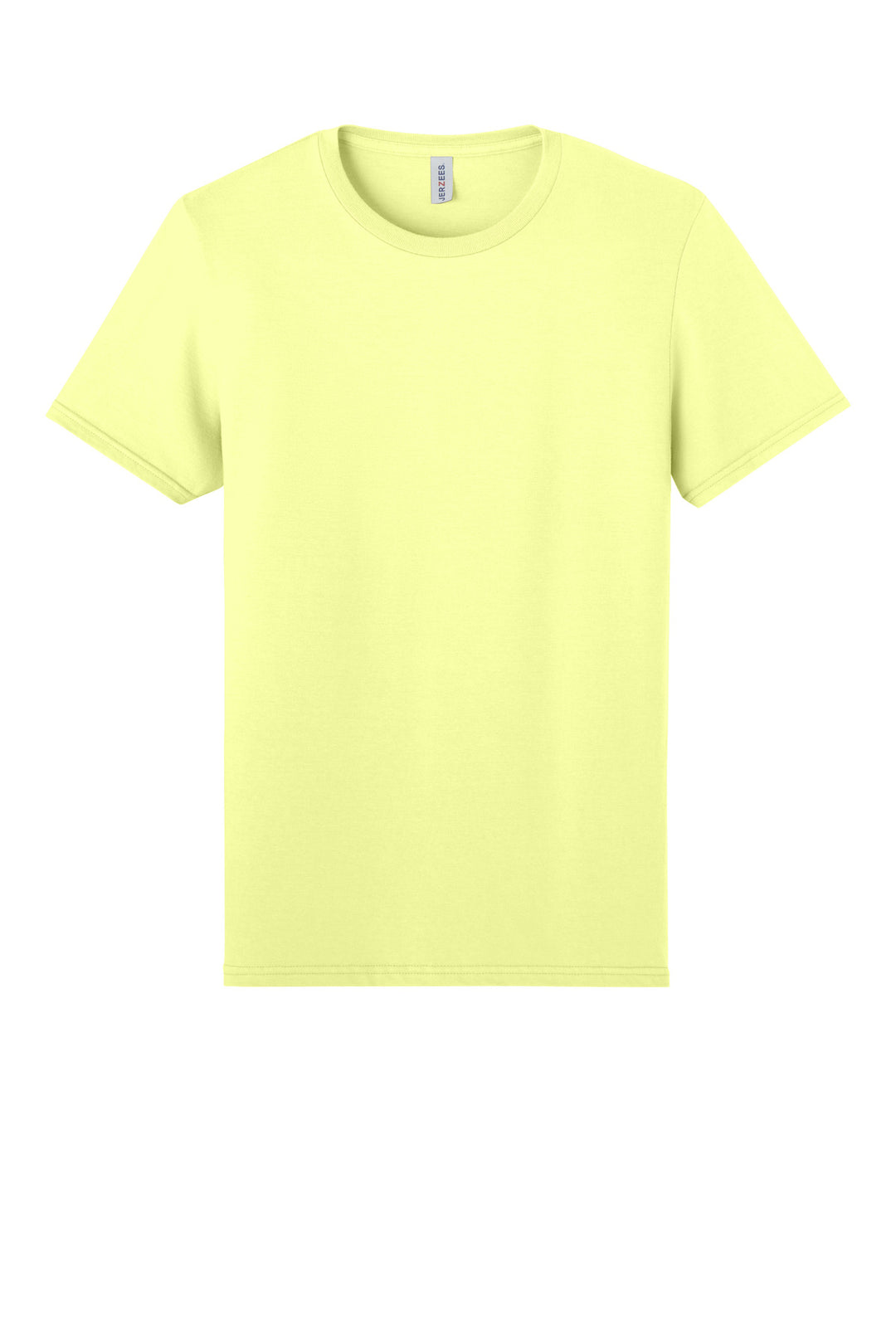 Front View of CelryJuice Jerzees Unisex Premium Combed Ring Spun Cotton Tee 570M