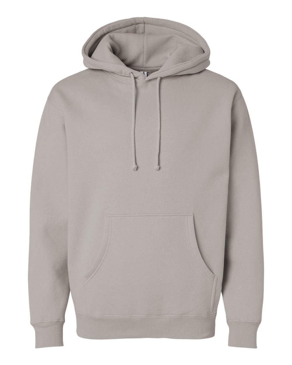 Front View of Cement Heavyweight Hooded Sweatshirt - IND4000