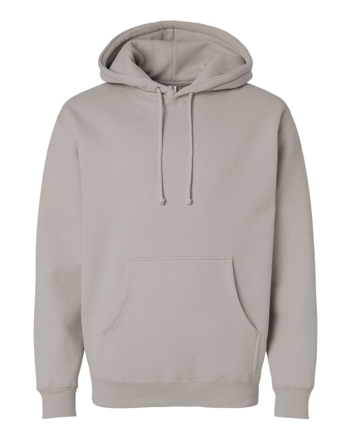 Front View of Cement Heavyweight Hooded Sweatshirt - IND4000