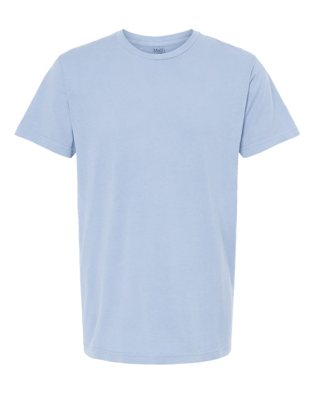 Front View of Chambray Vintage Garment-Dyed T-Shirt - 6500M