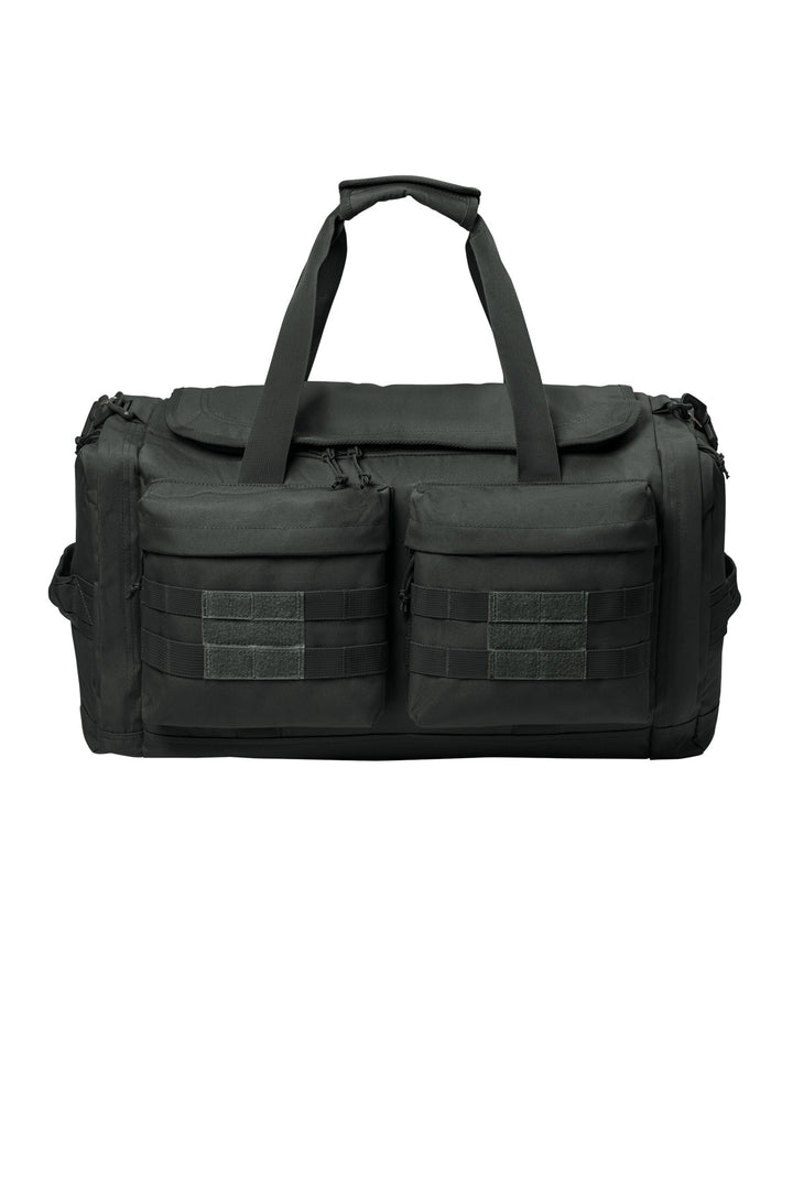 Front View of Charcoal CornerStone Tactical Duffel CSB815
