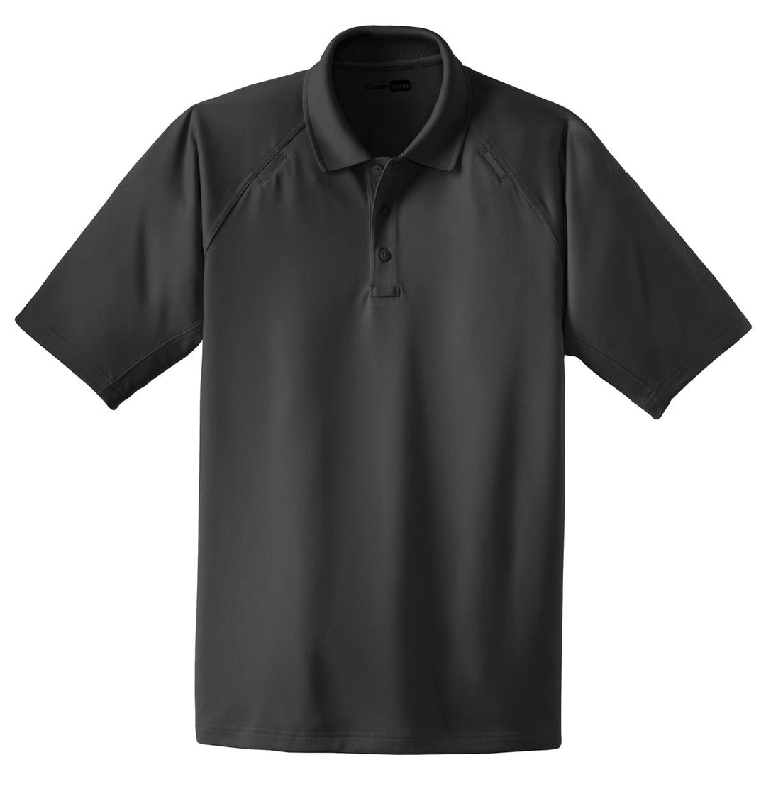 Front View of Charcoal CornerStone Tall Select Snag-Proof Tactical Polo. TLCS410