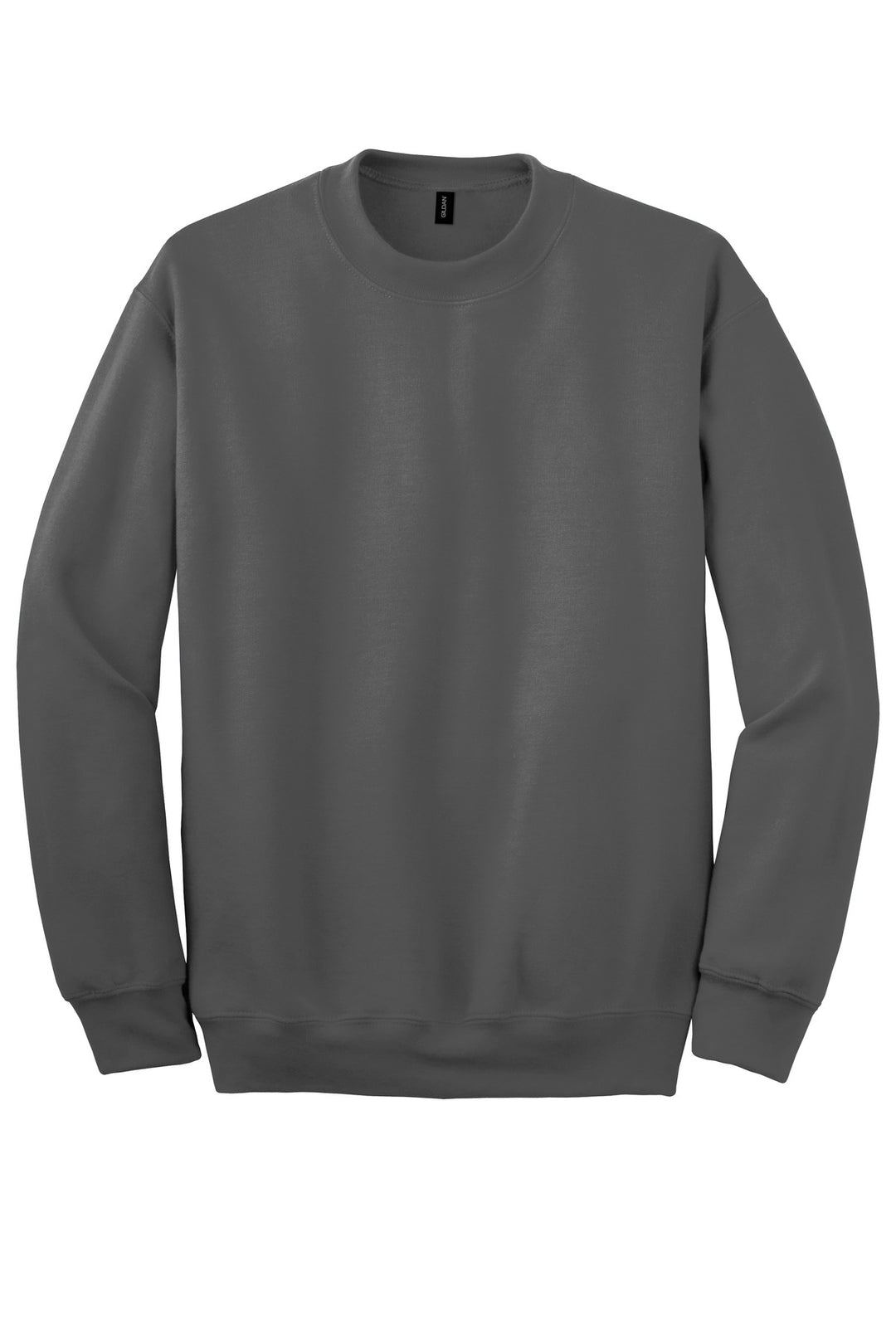 Front View of Charcoal Gildan - DryBlend Crewneck Sweatshirt. 12000