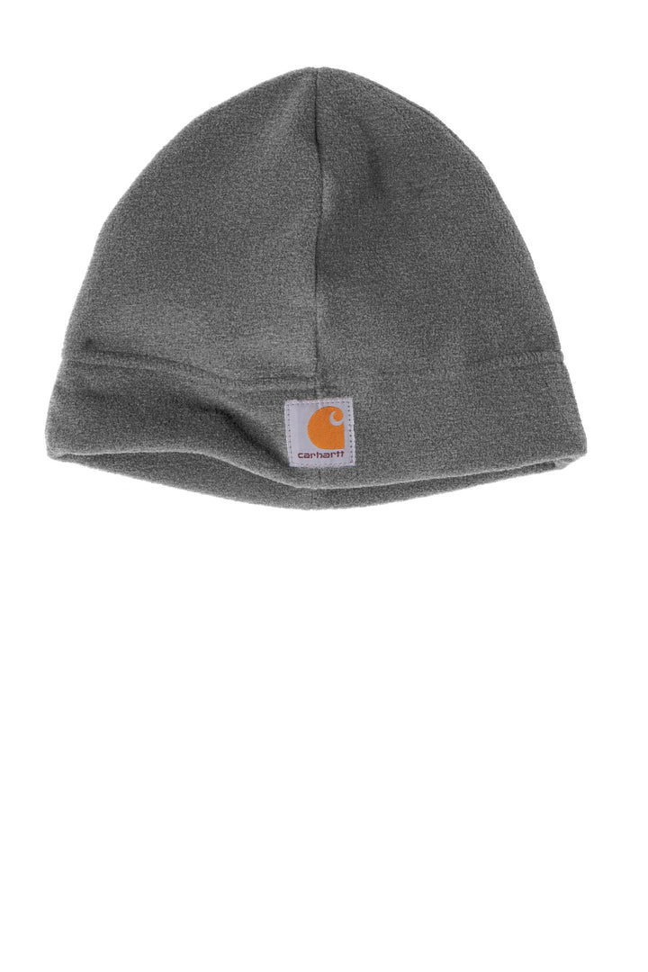 Front View of Charcoal Hthr Carhartt Fleece Hat. CTA207