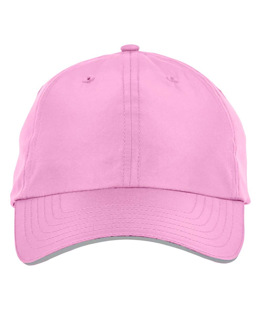 Front View of Charity Pink Pitch Performance Cap - CE001