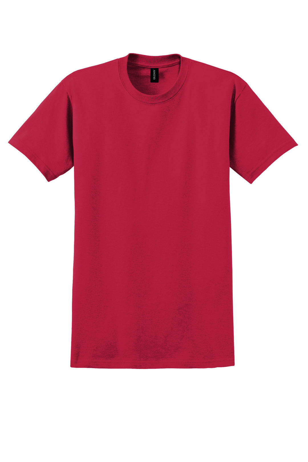 Front View of Cherry Red Gildan - Ultra Cotton 100% US Cotton T-Shirt. 2000
