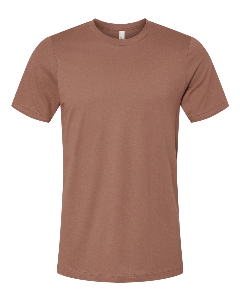 Front View of Chestnut Jersey Tee - 3001