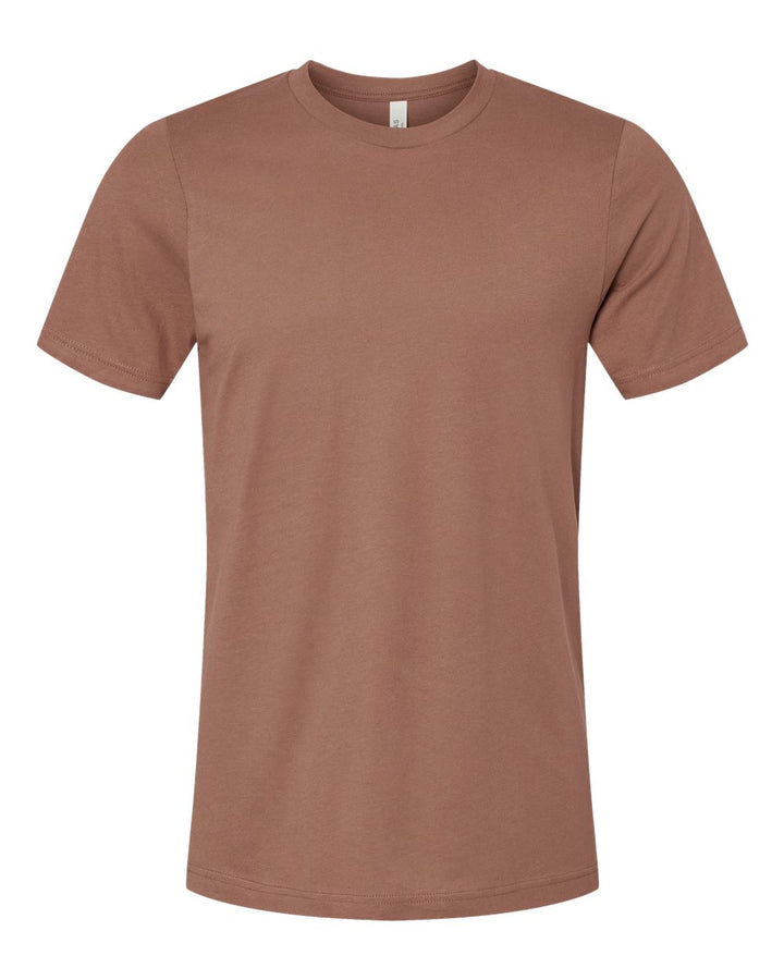 Front View of Chestnut Jersey Tee - 3001
