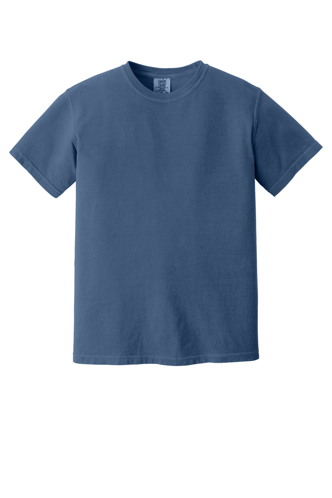 Front View of ChinaBlue COMFORT COLORS Heavyweight Ring Spun Tee. 1717