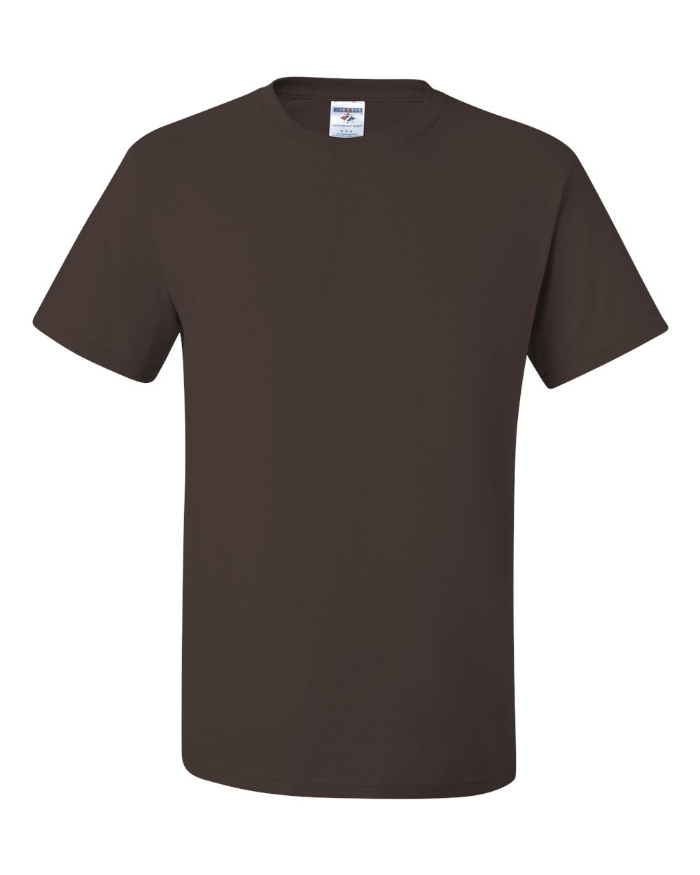 Front View of Chocolate Dri-Power® 50/50 T-Shirt - 29MR