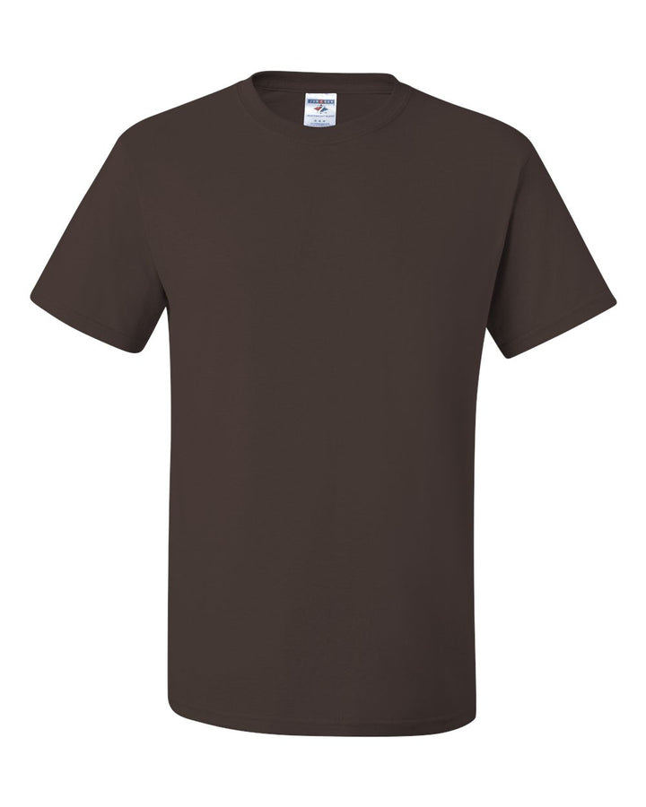 Front View of Chocolate Dri-Power® 50/50 T-Shirt - 29MR