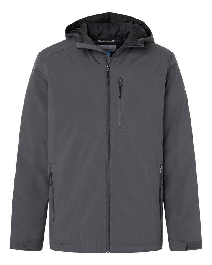 Front View of City Grey Men's Gate Racer™ II Soft Shell Jacket - 216509