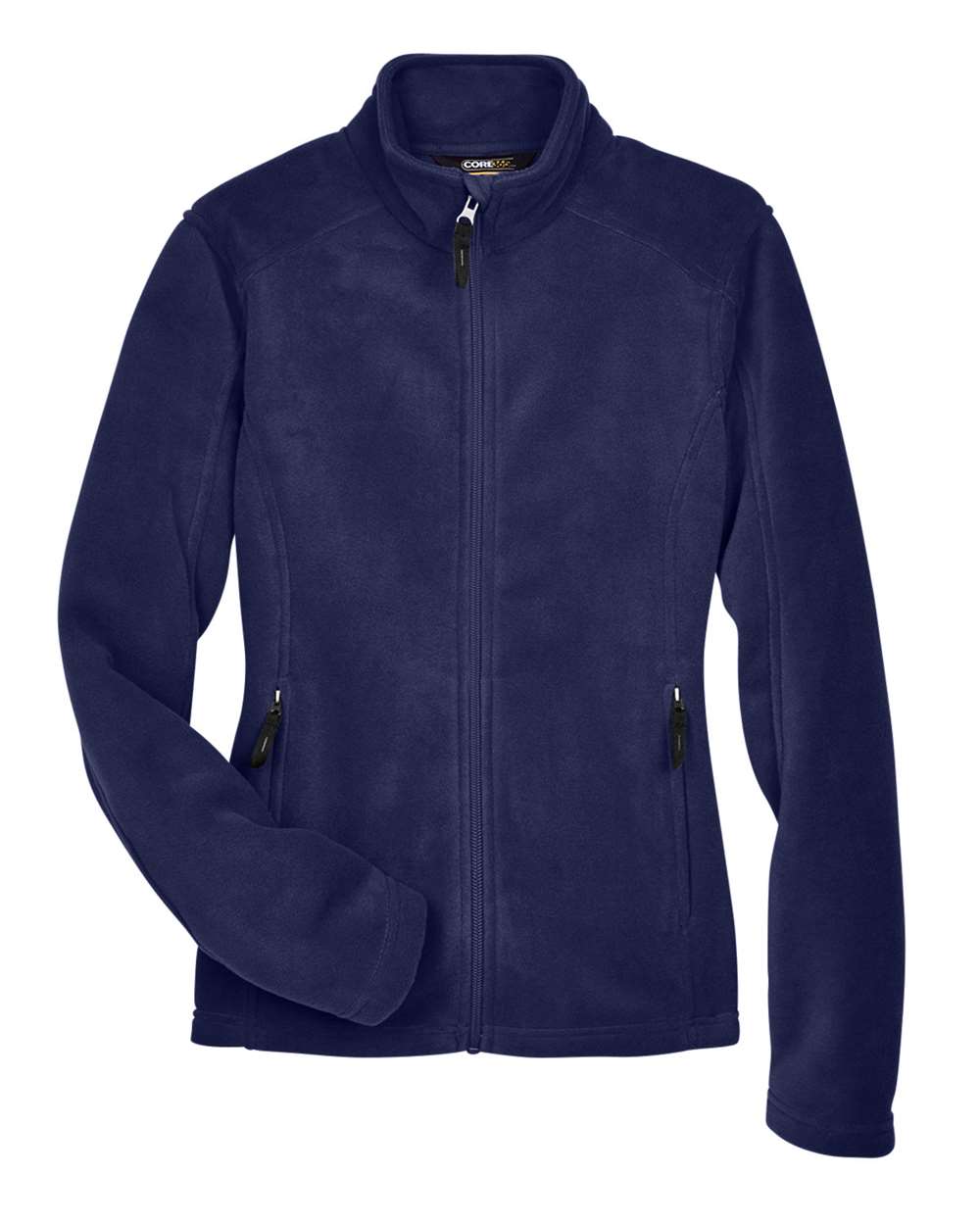 Front View of Classic Navy Women's Journey Fleece Jacket - 78190