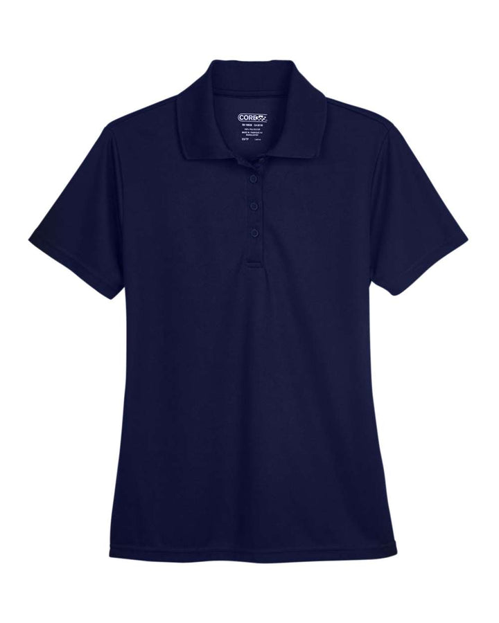 Front View of Classic Navy Women's Origin Performance Piqué Polo - 78181