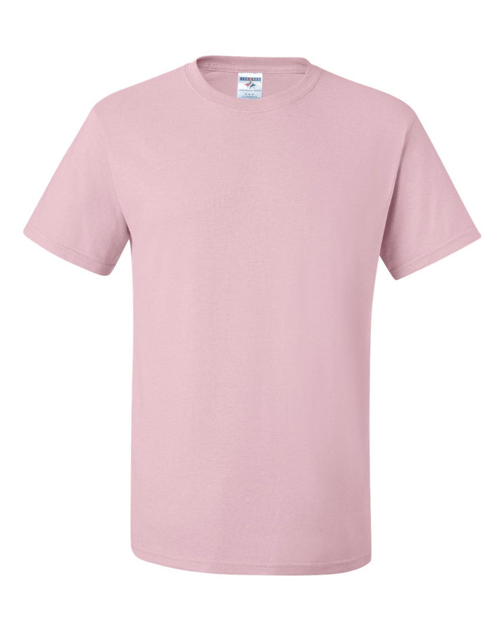 Front View of Classic Pink Dri-Power® 50/50 T-Shirt - 29MR