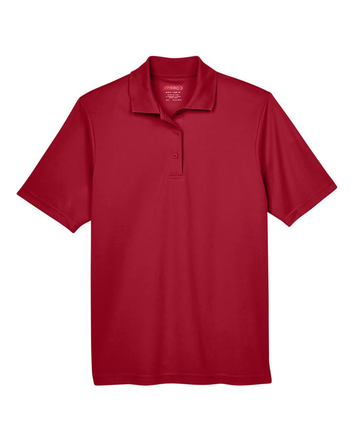 Front View of Classic Red Men's Tall Origin Performance Piqué Polo - 88181T