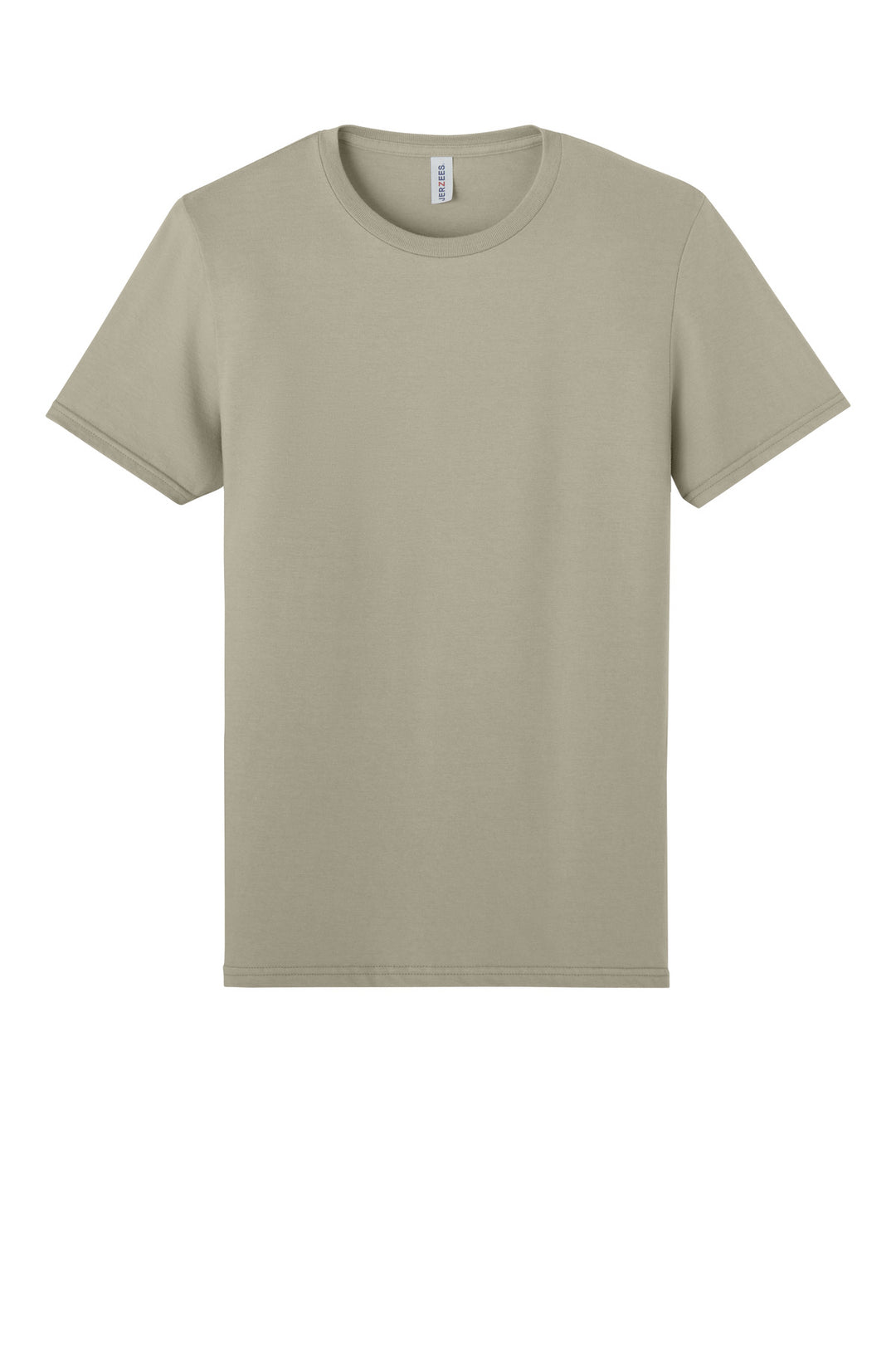 Front View of Clay Jerzees Unisex Premium Combed Ring Spun Cotton Tee 570M