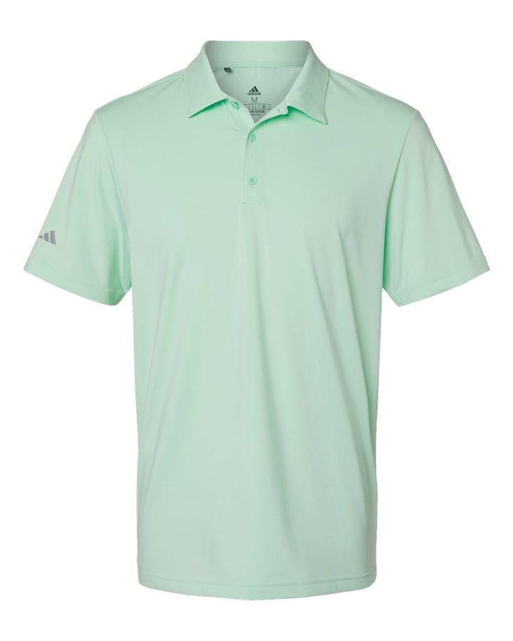 Front View of Clear Mint Ultimate Solid Polo - A514