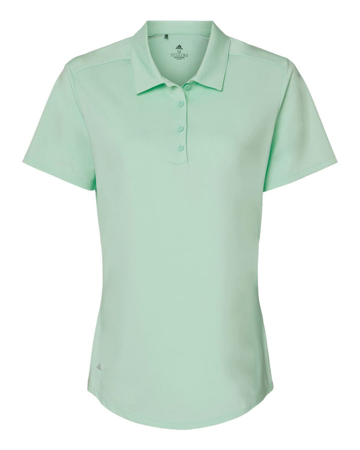 Front View of Clear Mint Women's Ultimate Solid Polo - A515